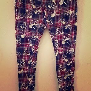 Torrid Minnie Mouse Plaid Leggings